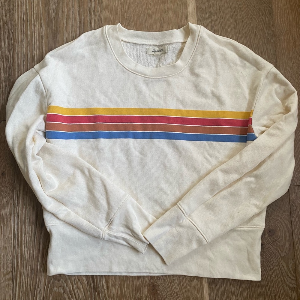 Madewell cropped sweatshirt, size medium, EUC